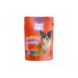 ПАН  ПЕС з соковитою ЯЛОВИЧИНОЮ в соусі 100 г