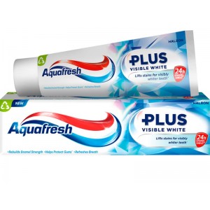 З/П Аквафреш  PLUS 75мл VISIBL WHITE
