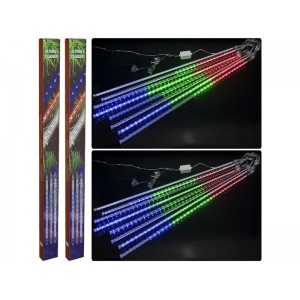 Гірлянда електрична 3м LED Дощ 8 штук кольорова 80см D-31 колор