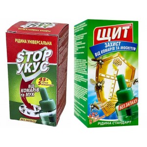 Засіб від комарів Стоп укус/Щит 45 ночей