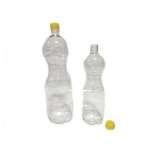 Пляшка пластикова Прозора 1л (100шт в мешку)