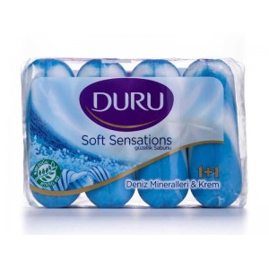 Мило ДУРУ 1+1  4*80гр е/пак Морс.мінер.(блак.)