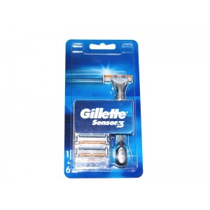 Бритва GILLETTE SENSOR 3 з 6 змінними касетами****