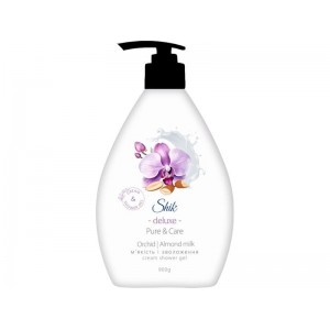 Гель д/душа Шик Deluxe 0.9мл orchid&almond milk