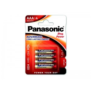 Бат PANASONIC ALKALINE Pro Power R-3 міні пальчик 4шт НА ПЛАНШЕТІ