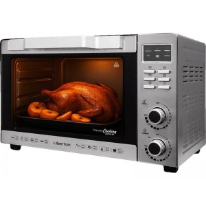 Духовка LIBERTON LEO-501E Inox  2000Вт Об'єм: 50 л; Конвекція Управління електронне