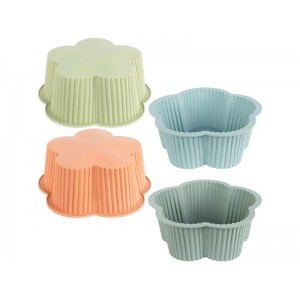 Форма д/випіч. силікон. Кекс Квітка 23*9см FY-0830 колорит