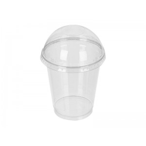 Стакан-Упаковка 0.5л пласт.проз.+кришка ВИСОКИЙ 50шт