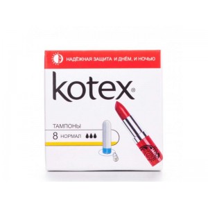 КОТЕКС тампони  8шт+4шт 3к нормал