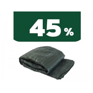 Сітка затінююча 45% затінювання темно-зелена 3 х 100 м ТМ"AGREEN"