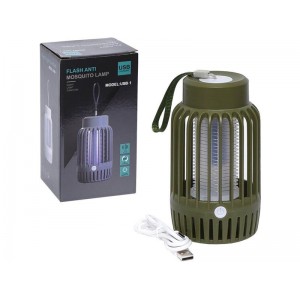 Лампа АНТІМОСКИТНА акумуляторна  10*10*17 см  1,3 W USB-1