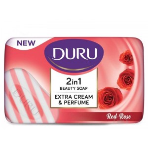 Мило ДУРУ Парфум. 2в1 Червона Троянда 100г