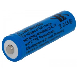 Бат  Аккумуляторна 18650  3,7V  з випуклим краем