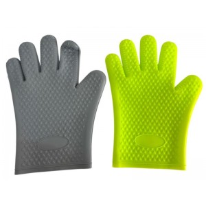 Рукавички кухонні силіконові  19*27.5см KY-90 кноп