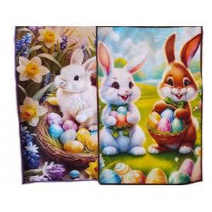 Рушник кух. мікрофібра Троянди/Фрукти  60*40см (Оксана)
