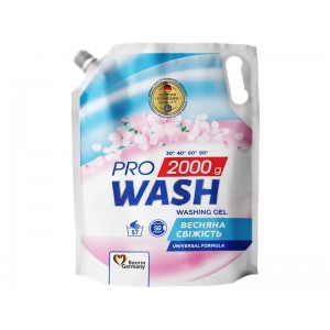 П/П PRO Wash Гель 2л Універсал Весняна свіжість Дой-Пак