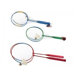 Бадминтон залізний 57см 2 ракетки,волан в сітці 615-1